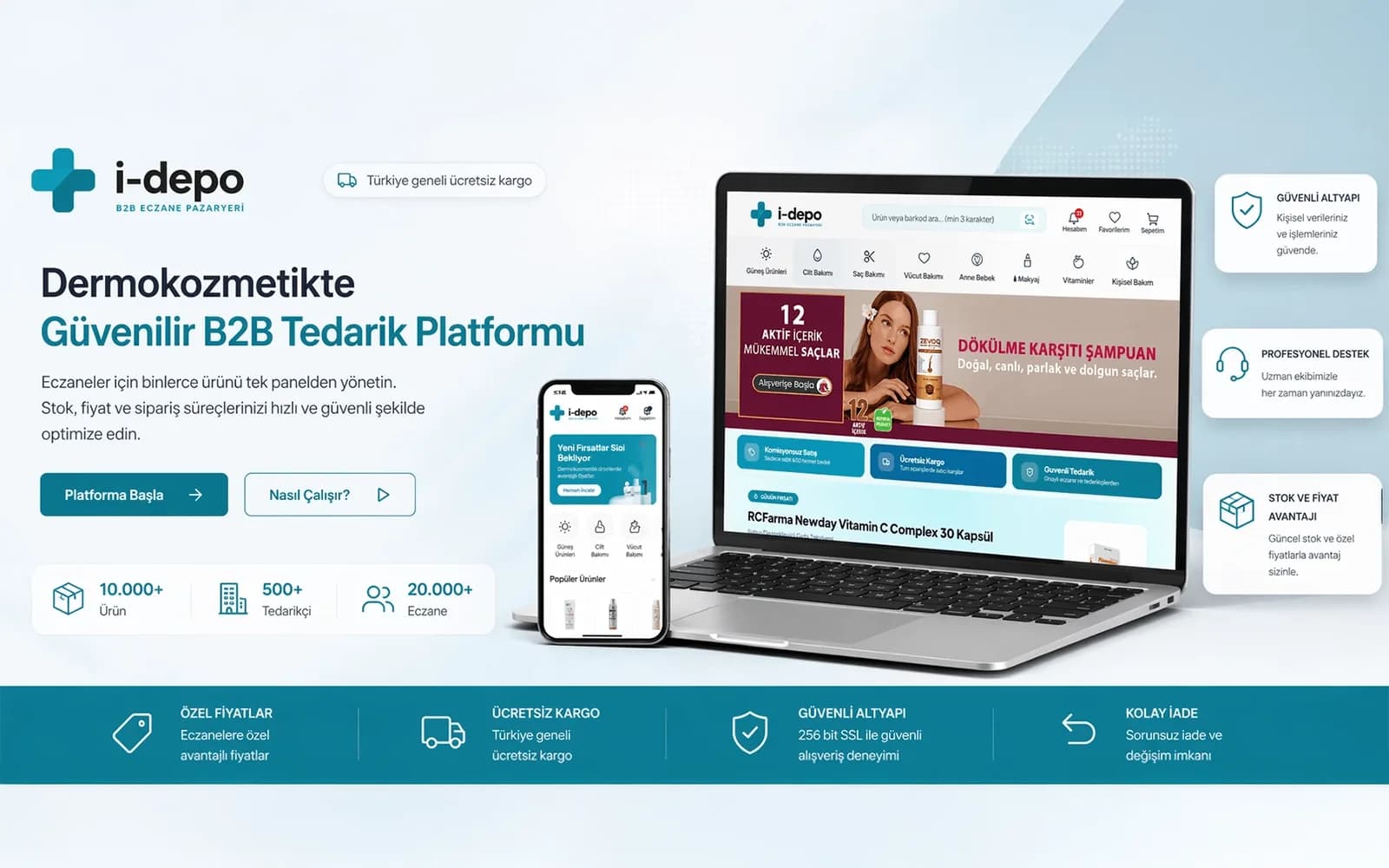 i-Depo · ekran görüntüsü